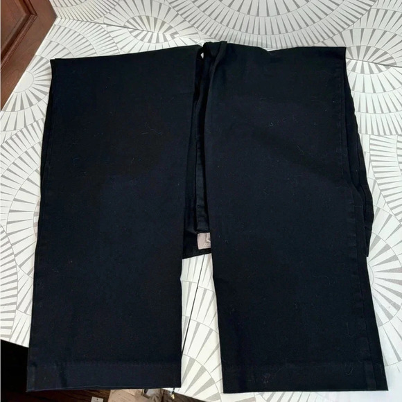 Chicos Women’s Black‎ Flat Front Pants Fabulously Slimming Chicos Size 3 - Picture 6 of 8